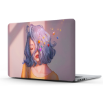 Beautiful girl ashen hair