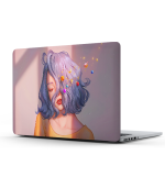 Beautiful girl ashen hair