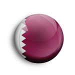 دبوس علم Qatar