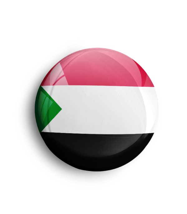 دبوس علم Sudan